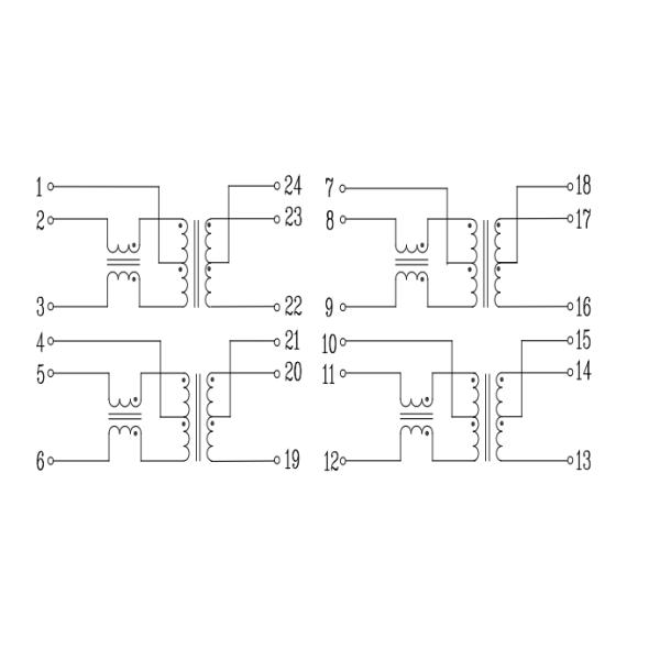 2.5GBase-T Magnetic Modules AVP9014RM Single Port LAN Transformer