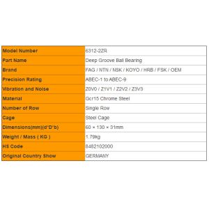 Performance FAG Deep Groove Ball Bearings Shields / Seals, Schaeffler