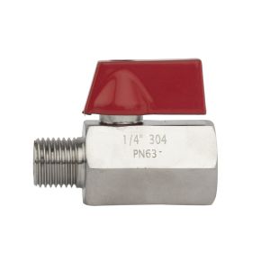 CF8m Mini Ball Valve with Female and Male Thread Customized to Your Requirements