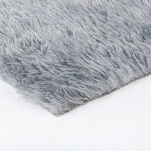 Garment Solid Dyeing Short Pile Acrylic Rabbit Fur Fabric 100% Acrylic Front