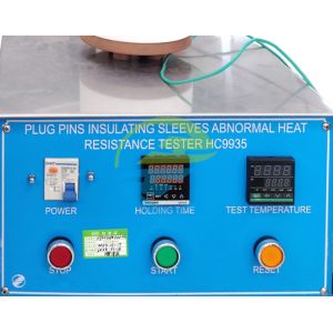 IEC60884 Standard Compliance Plug Socket Tester with 20mm Brass Button Operation