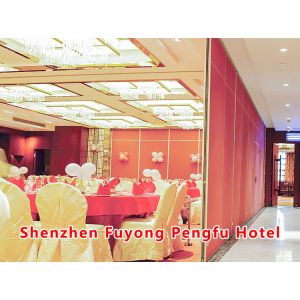 Office Building Movable Sliding Acoustic Wall Panels with 304 Stainless Steel