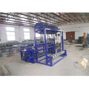 Fast Grassland Cattle Fencing Wire Making Machine , Wire Knitting Machine