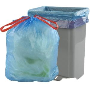 Cheap Directly Manufacture Drawstring Bag Trash Bag Gallon with Embossing Surface Selection for sale