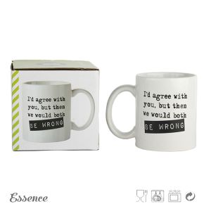 Customized Logo 11OZ Ceramic Stoneware Mugs High Temperature Glossy Glaze