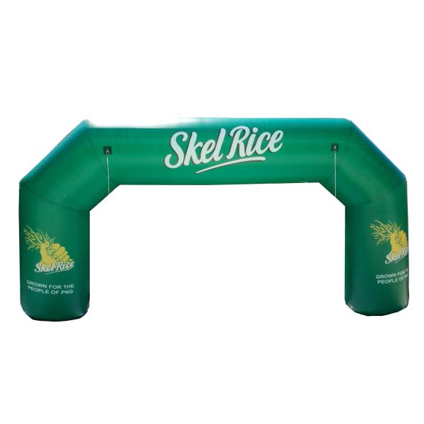 customize size logo with CE approved blower high quality oxford inflatable arch