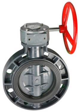 ABS Handle UPVC Wafer Type Butterfly Valve for OEM and Industrial Applications