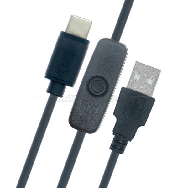 Quality 5V USB A Male to Type C USB Switch Power ON OFF Cable for Raspberry Pi LED Strip wholesale