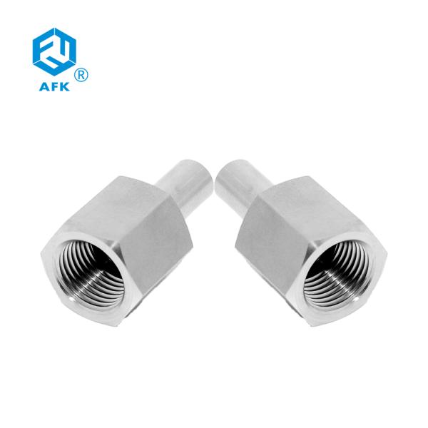 Petroleum AFK Stainless Steel Thread Adapter 1/4" Forged Hexagon