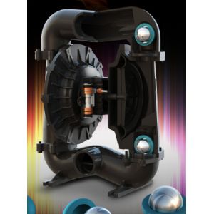 3" Air Operated Double Diaphragm Pump For Abradive Sludge Slurries