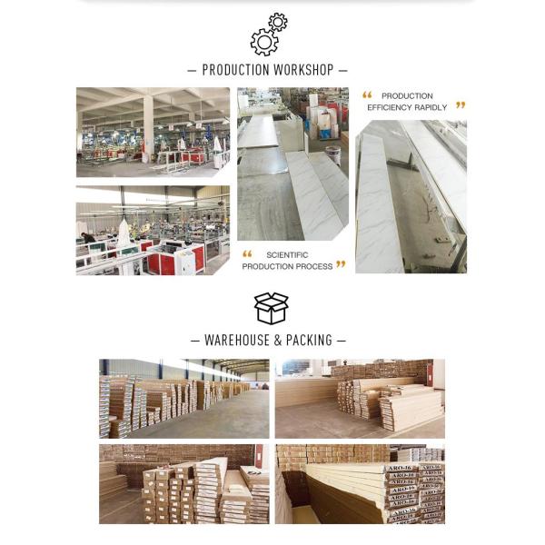 Decorative PVC Wall Ceiling Panel Moisture Proof 3D Modern Sheet