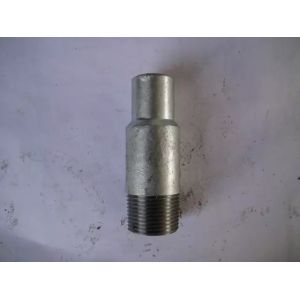 China 2507 Duplex Stainless Steel Pipe Fittings A182 F53 S32750 MSS SP95 Swaged Nipples Bull Plugs on sale