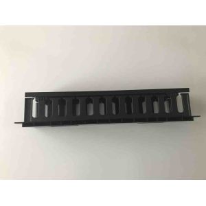 High Density Horizontal Cable Manager 2U Plastic Finger Duct With Dual Hinge