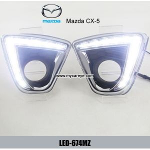 MAZDA CX5 CX-5 DRL LED Daytime Running Light Car driving lights daylight