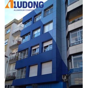 Fireproof 6mm PVDF Aluminum Composite Panel For Cladding