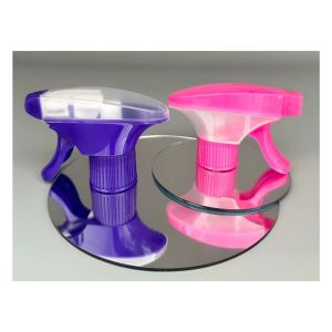 China Smooth Ribber Aluminium Closure 28/410 Double Cover Garden Trigger Sprayer All Plastic on sale