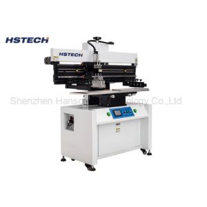Using SMC Cylinder Semi-auto 1.2M Screen Printer for Printing LED Tube PCB