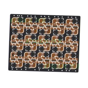 0.2MM Hole 6 Layer PCB / Flexible Pcb Fabrication RF Black Solder Mask ENEPIG