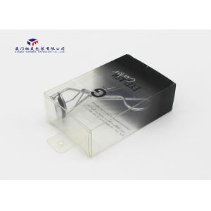 Gradual Black Color Custom Printed Plastic Boxes 0.3mm Thickness Size 7.3X4X11cm