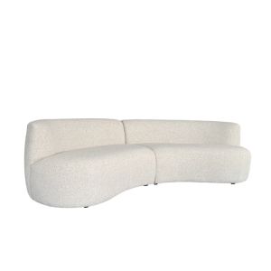 Cheap D28 Pure Fabric Sectional Couch Wooden Legs Two Piece Couch Set for sale