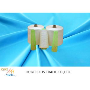 Cheap High Strength Polyester Spun Raw White Yarn 20s Count Anti - Pilling For Sewing Sofa for sale