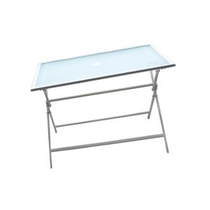 Square Tempered Glass Patio Table