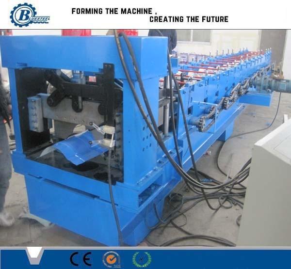 Quality Color Coated Steel Roofing Step Ridge Cap Sheet Making Machine Roller Forming Machine wholesale