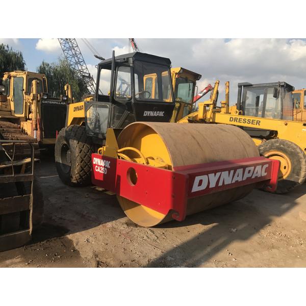Quality Single Drum Used Road Roller Dynapac CA25D New Paint 125HP Power Deutz Engine wholesale