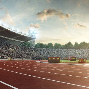 ITF Super Adhesive Non Toxic Stadium Running Track Corrosion Resistance