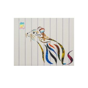 China Home Decor Rat Simple Wall Arts , Special Visual Effect Hot Ribbon Art on sale