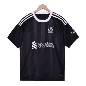China 2025-2026 Liverpool Fans Black Training Uniform Group Customization on sale