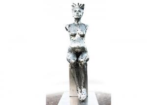 Cheap Forging Finish Stunning Human Sculptures, Stainless Steel Polishing Sculpture for sale