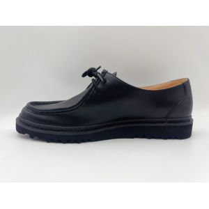 Sophisticated Black Flat Loafer Shoes With EVA Insole Material