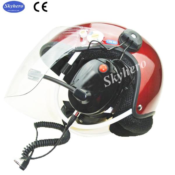 Noise cancel Powered paragliding helmet PPG helmet EN966 Paramotor helmet White Black Blue Red