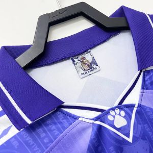 Quick Dry Purple Retro Soccer Jerseys Polyester Classic Football Kits