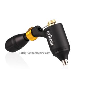 Blue Color Rotary Tattoo Machine With Grip And Needle Cartridge For Liner Shader