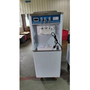 Production Soft Ice Cream Machine with R404A Refrigerant 2x5.8L Hopper and Pre cooling Capability