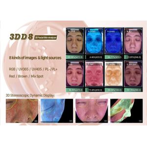 skin diagnosis system testing scanner uv analyzer magic mirror analysis machine