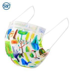 Disposable Custom Printing Daily Life Protective Nonwoven Face Mask