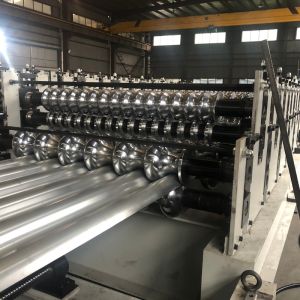 0.45mm PPGI Aluminum Double Layer Roll Forming Machine With 1220mm Coil Width