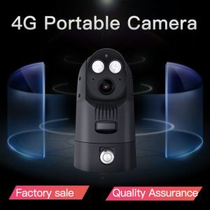 4G Outdoor PTZ Camera With 4X Optical Zoom And 18650 Battery/USB Power