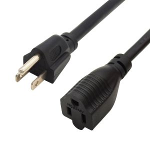 SJTW 14/3 Nema 5-15P to 5-15R 3 Prong Weatherproof Outdoor Power Cord 50m Heavy