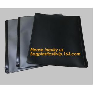 pvc k document file bag,Three-dimensional PVC Document Bag File Zipper Bag with