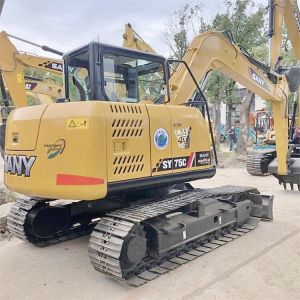 2021 Sany SY75 7 Ton Mini Excavator in Good Condition for Less Hour Usage in