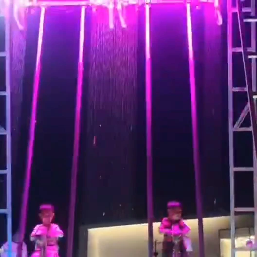 Customized Water Fountains Design Digital Water Curtain With Customization