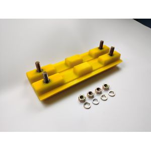 2102699 Polyurethane Rubber Block Three Ribs For W2200 Milling Machine