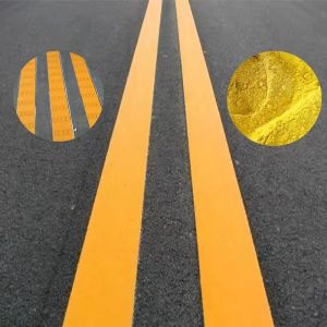 HUA QUN AASHTO M249 Hot Melt Reflective Marking Paint Long Lasting For Roads