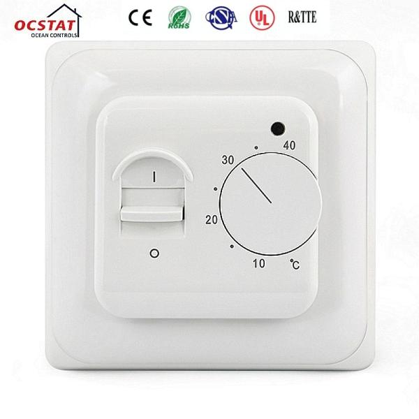 ABS Material Underfloor Heating Room Thermostat ， Wireless Programmable Room