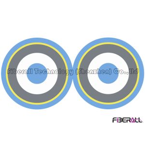 2 Core Indoor Fiber Optic Cable With Single Armour Floor Connection Anti