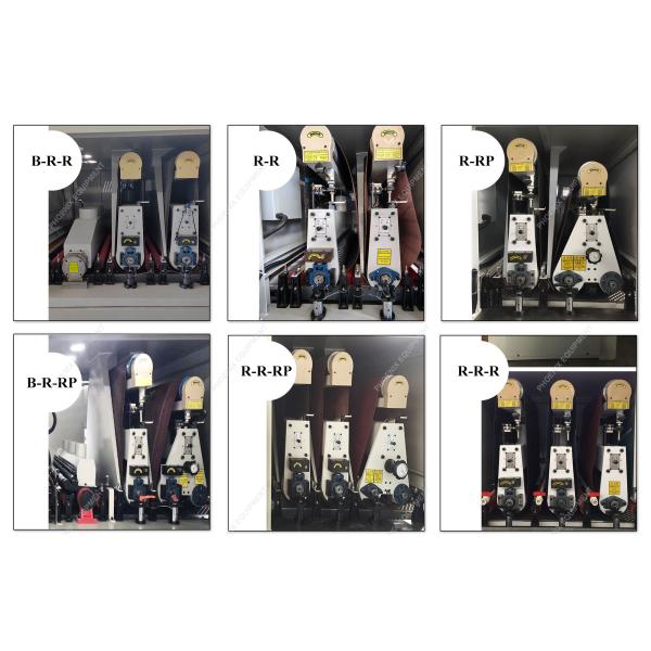 190mm Third Roller Diameter Double-Sided Sanding Machine for Wooden Boards at 0.6Mpa